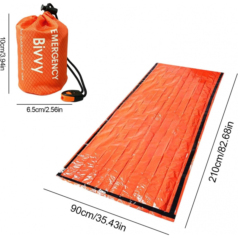2 Pack Emergency Sleeping Bag, - огляд і ціна Bivy Bag Emergency
