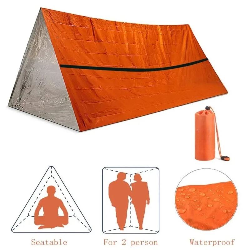 2 Person Emergency Shelter Sur - огляд і ціна Emergency Mylar Tent