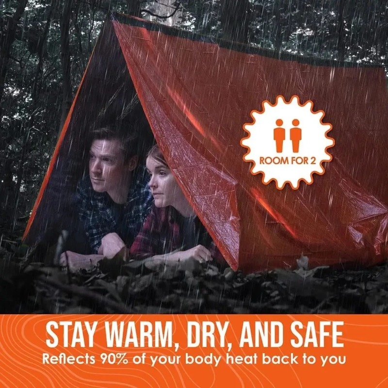2 Person Emergency Shelter Sur - огляд і ціна Emergency Mylar Tent