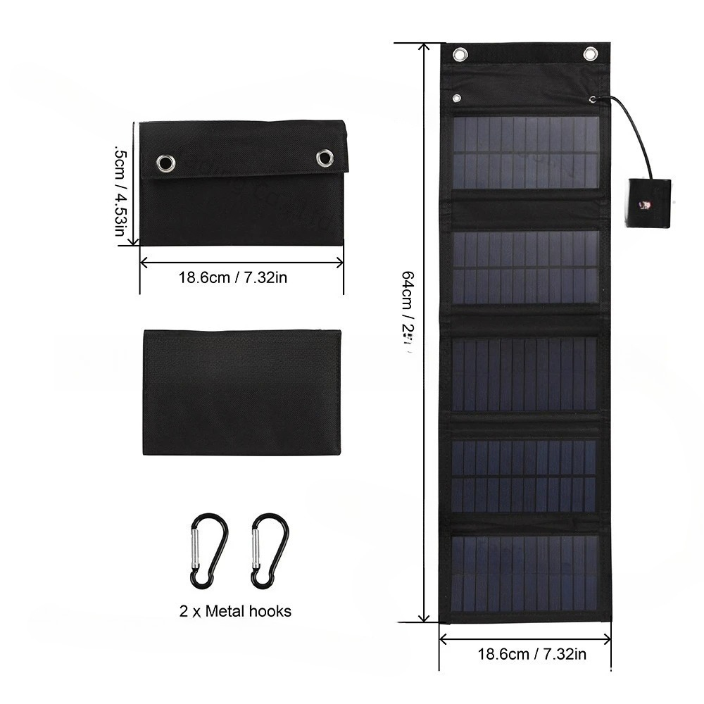 25W 5v solar folding bag water - огляд і ціна Solar Emergency Charger