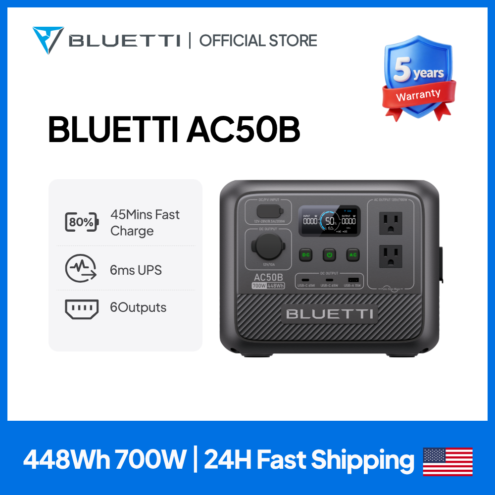 BLUETTI AC50B Portable Power S - огляд і ціна Solar Emergency Charger