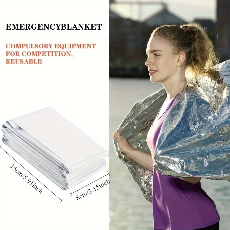 1pcs Outdoor survival portable - огляд і ціна Survival Blanket Reflective
