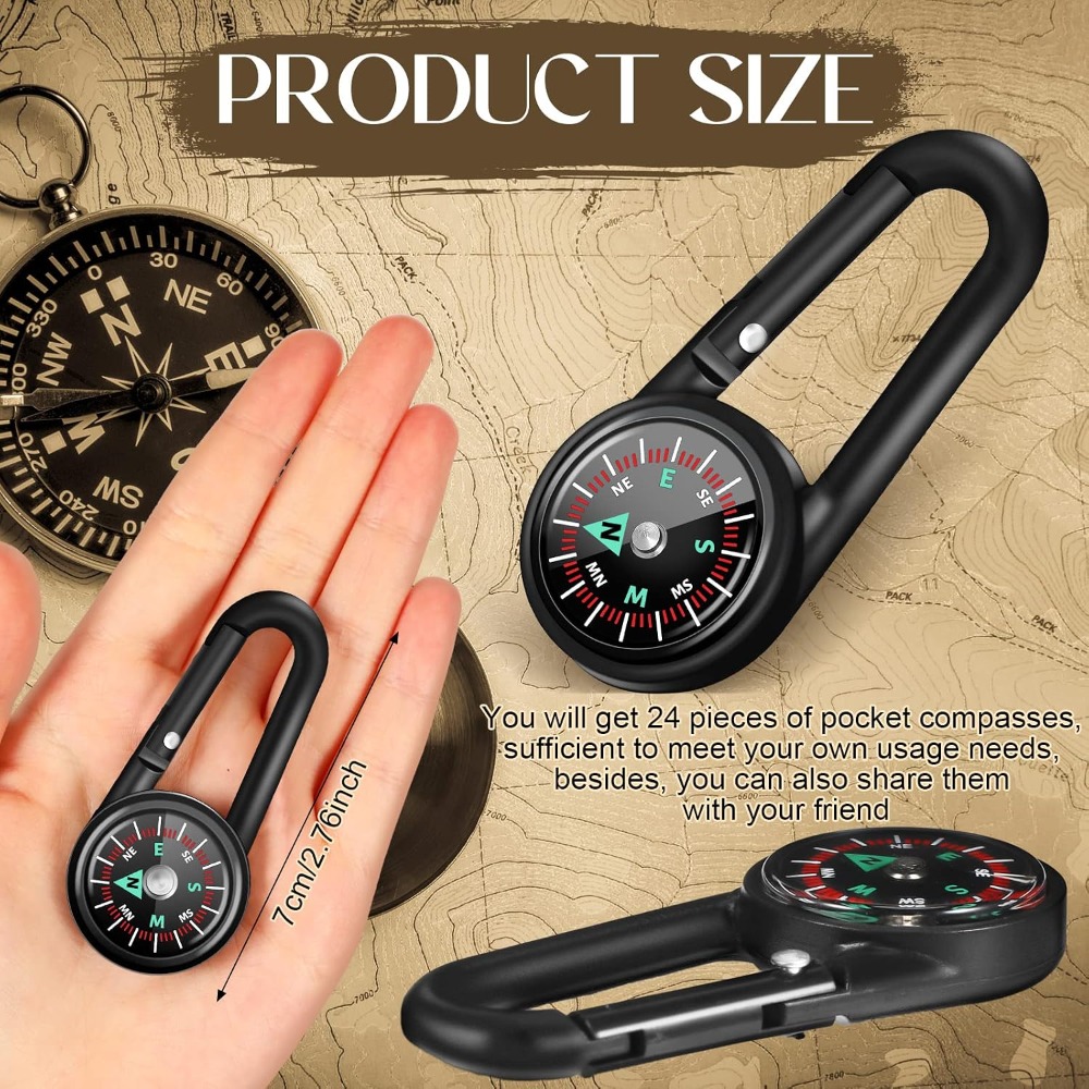6-50 Pcs Mini Magnetic Compass - огляд і ціна Compass Lensatic