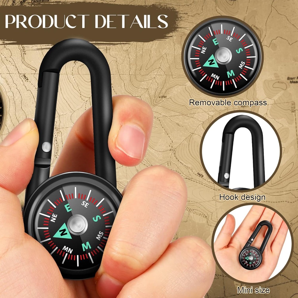 6-50 Pcs Mini Magnetic Compass - огляд і ціна Compass Lensatic